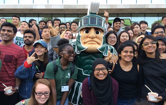 MSU students OISS orientation